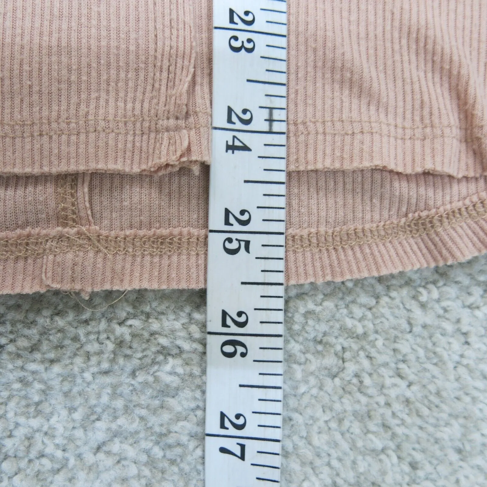 Abercrombie & Fitch Shirt Womens Medium Pink Long Sleeve Henley Neck Outdoors