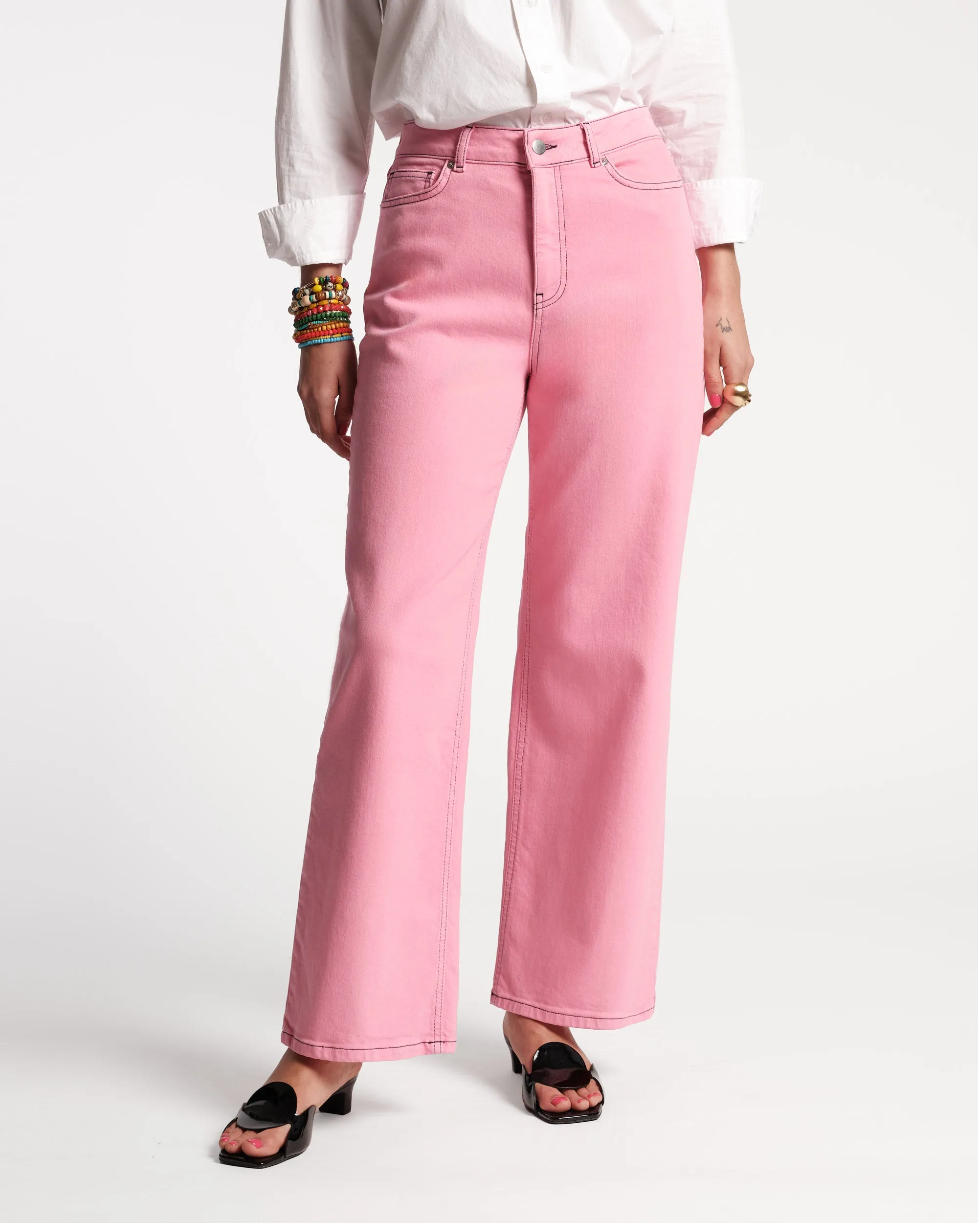 Ace Jean Stretch Denim Pink