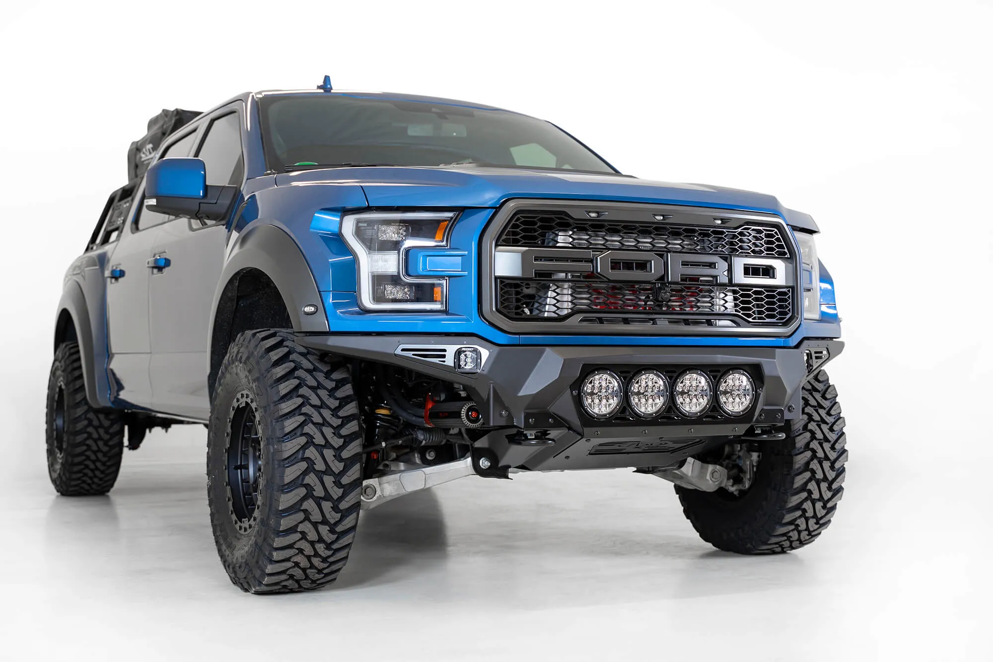 ADD - Bomber Front Bumper (for Rigid 360° 6" Lights) - 2017  Raptor