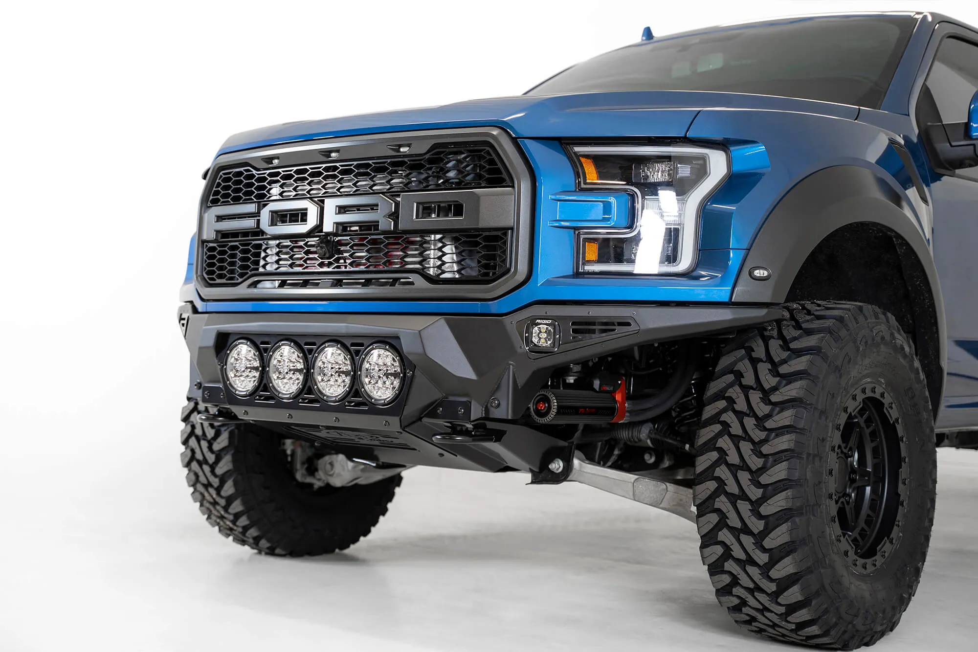 ADD - Bomber Front Bumper (for Rigid 360° 6" Lights) - 2017  Raptor