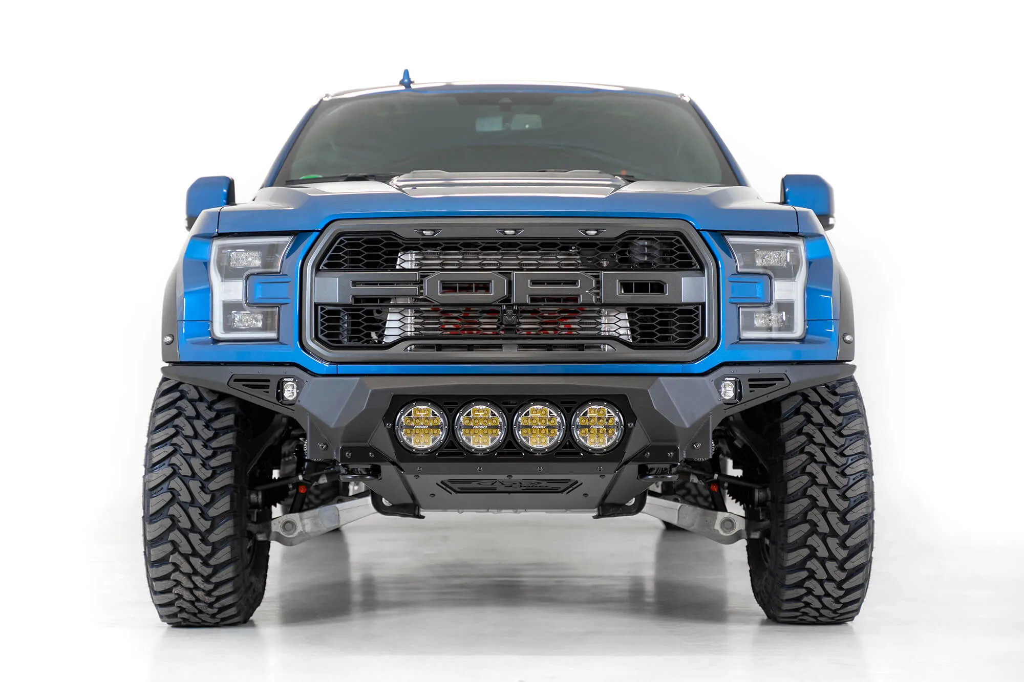 ADD - Bomber Front Bumper (for Rigid 360° 6" Lights) - 2017  Raptor