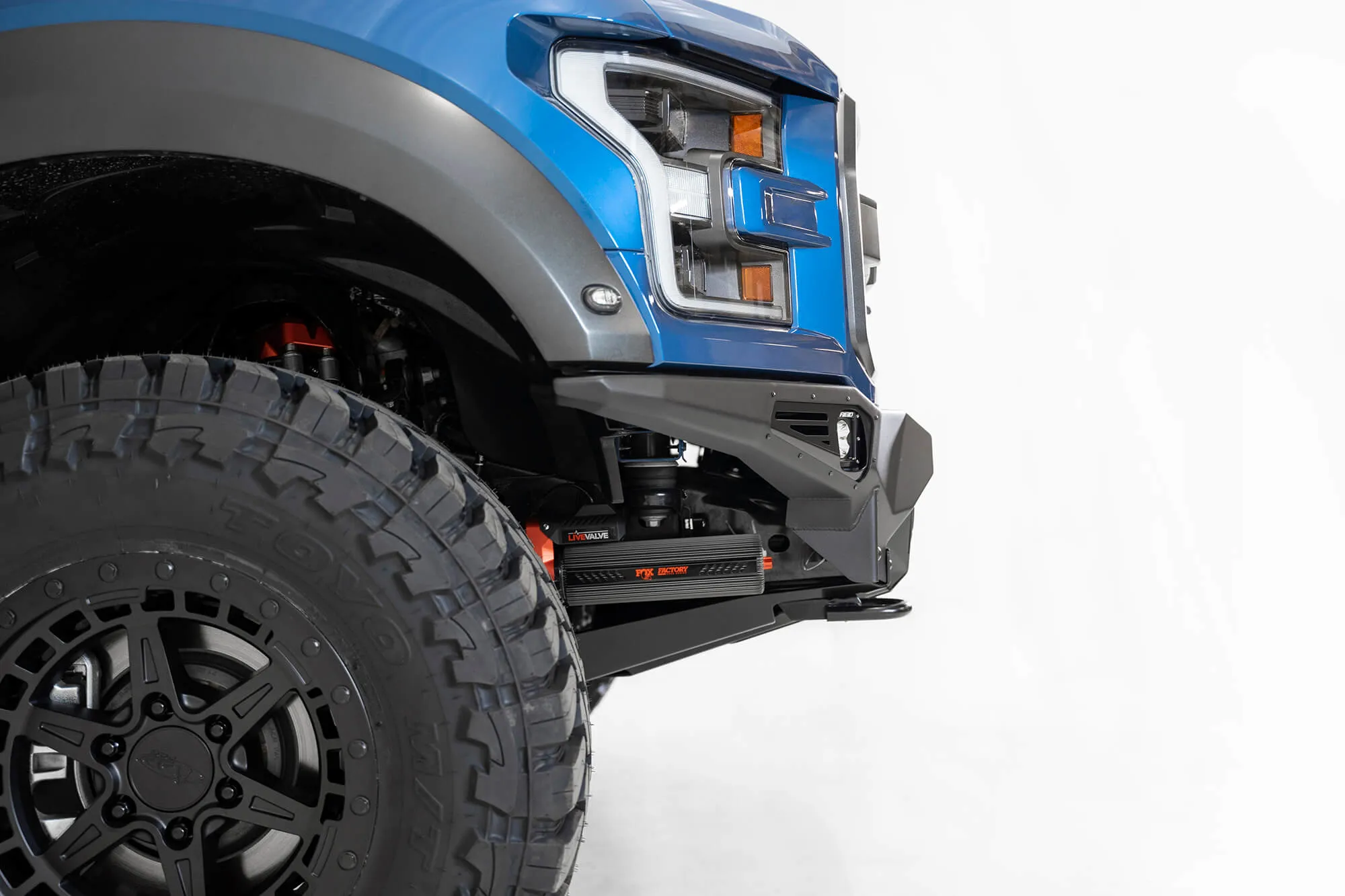 ADD - Bomber Front Bumper (for Rigid 360° 6" Lights) - 2017  Raptor