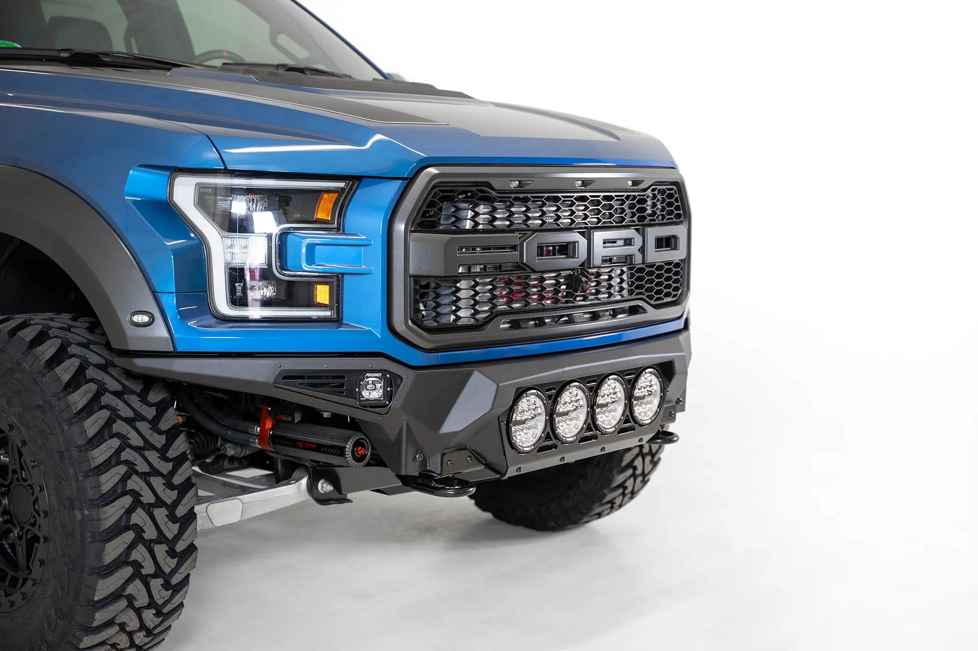 ADD - Bomber Front Bumper (for Rigid 360° 6" Lights) - 2017  Raptor