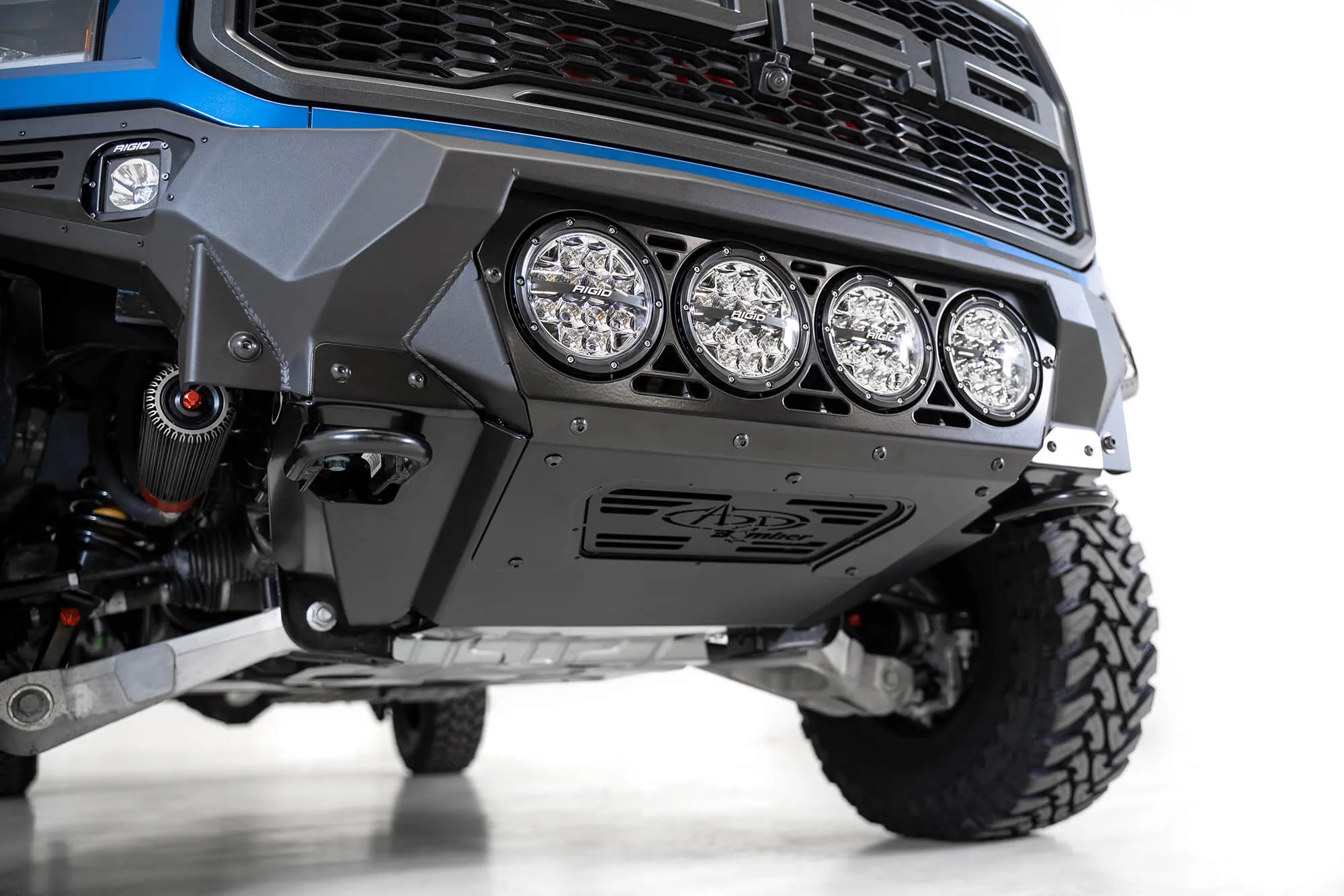 ADD - Bomber Front Bumper (for Rigid 360° 6" Lights) - 2017  Raptor