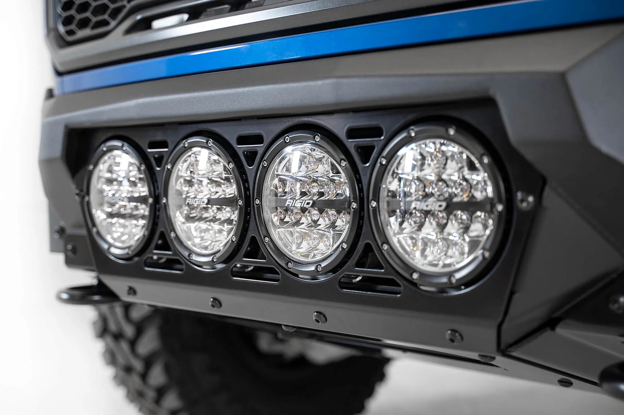 ADD - Bomber Front Bumper (for Rigid 360° 6" Lights) - 2017  Raptor