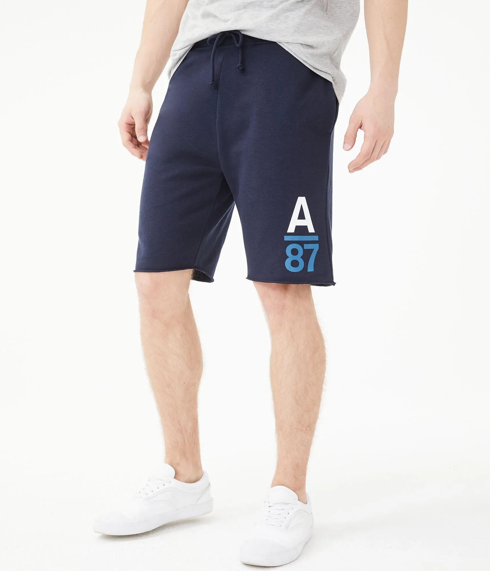 Aeropostale A87 Logo Fleece Shorts