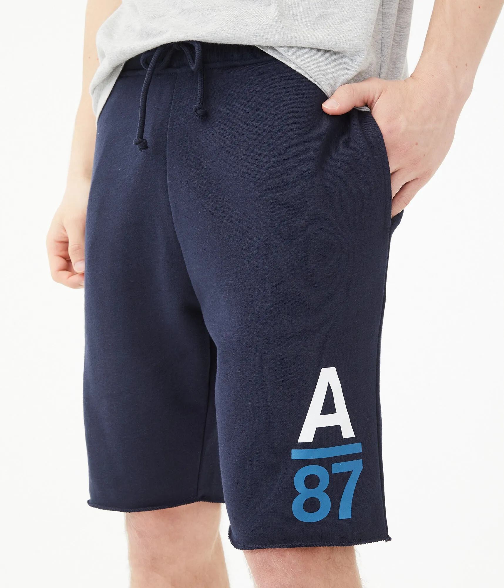 Aeropostale A87 Logo Fleece Shorts