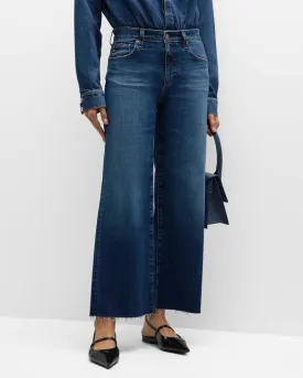 AG Denim Wide Leg Crop in Enigma