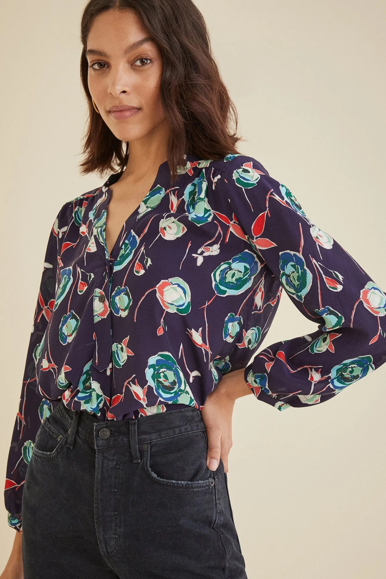 Amy Silk Blouse