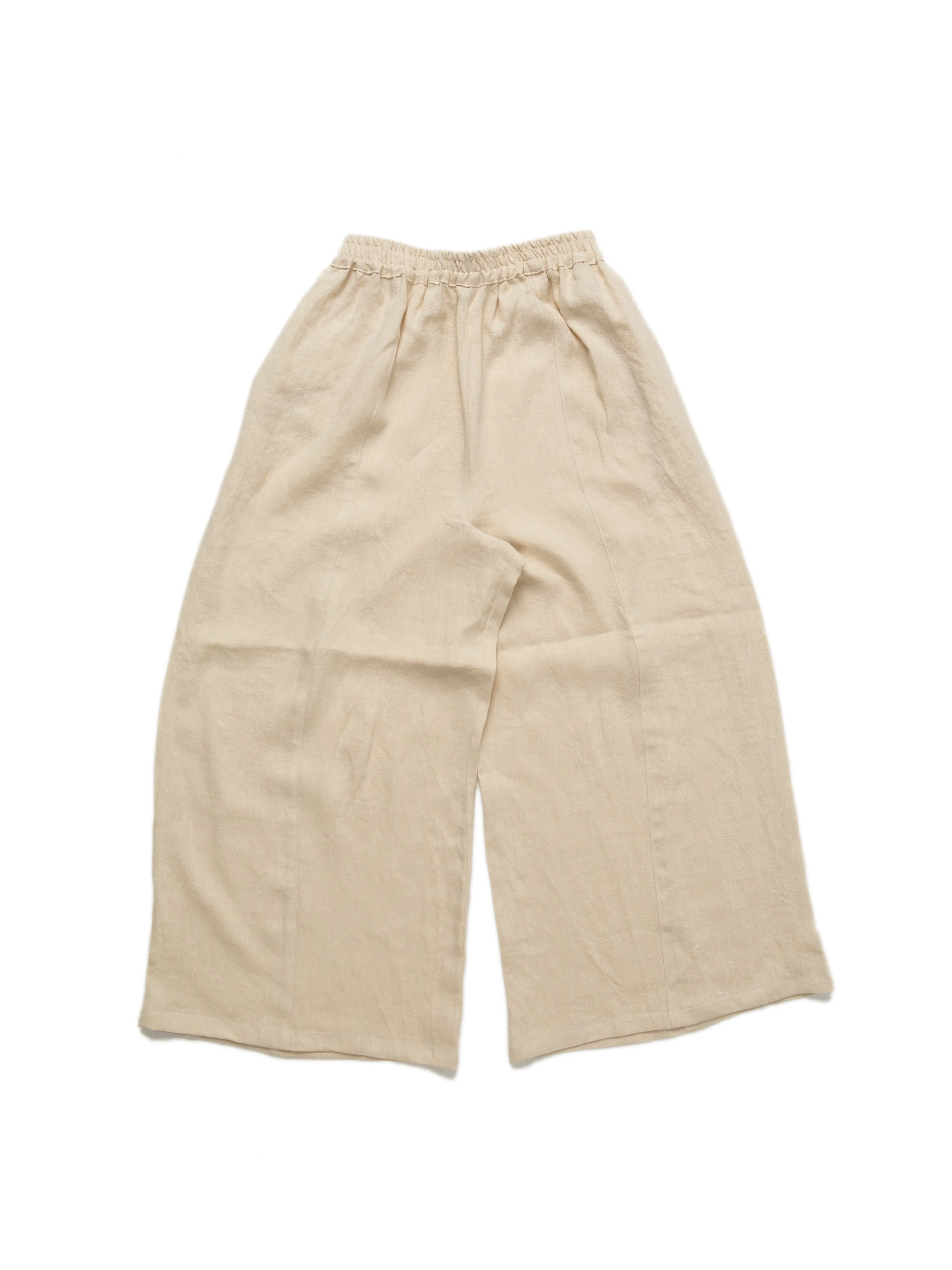 Bering Pant in Striped Linen