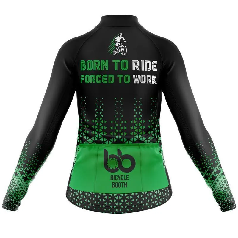 Born to ride, Force to work Thermal Club Jersey (V3)/(V4)