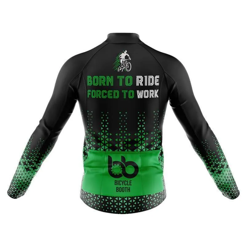 Born to ride, Force to work Thermal Club Jersey (V3)/(V4)