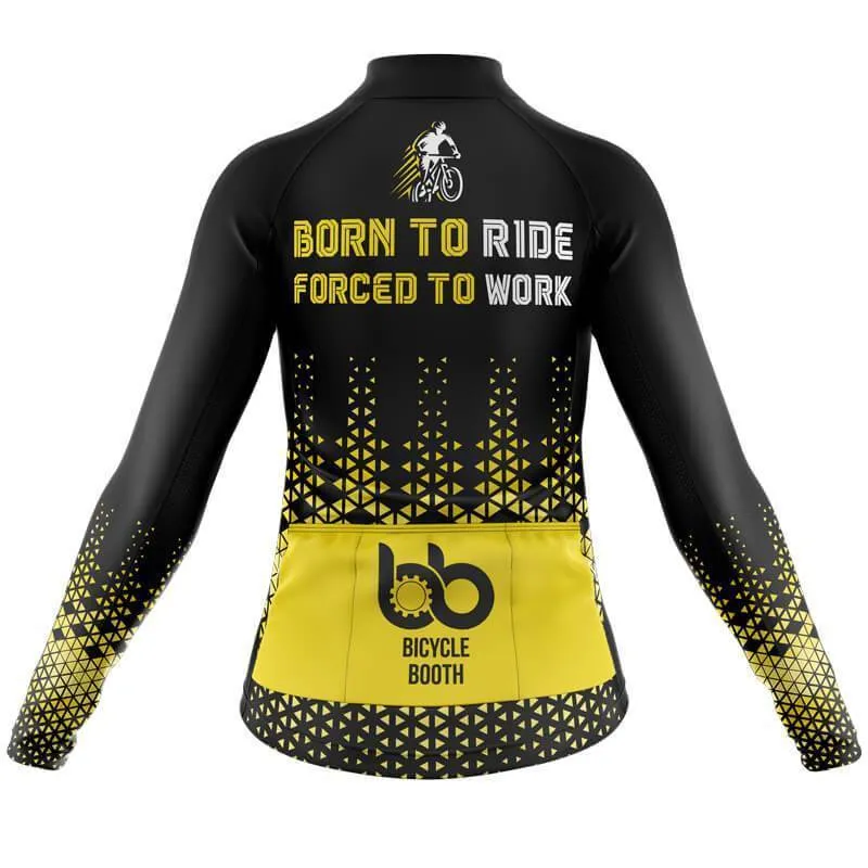 Born to ride, Force to work Thermal Club Jersey (V3)/(V4)