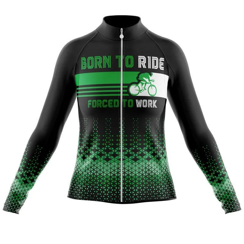 Born to ride, Force to work Thermal Club Jersey (V3)/(V4)