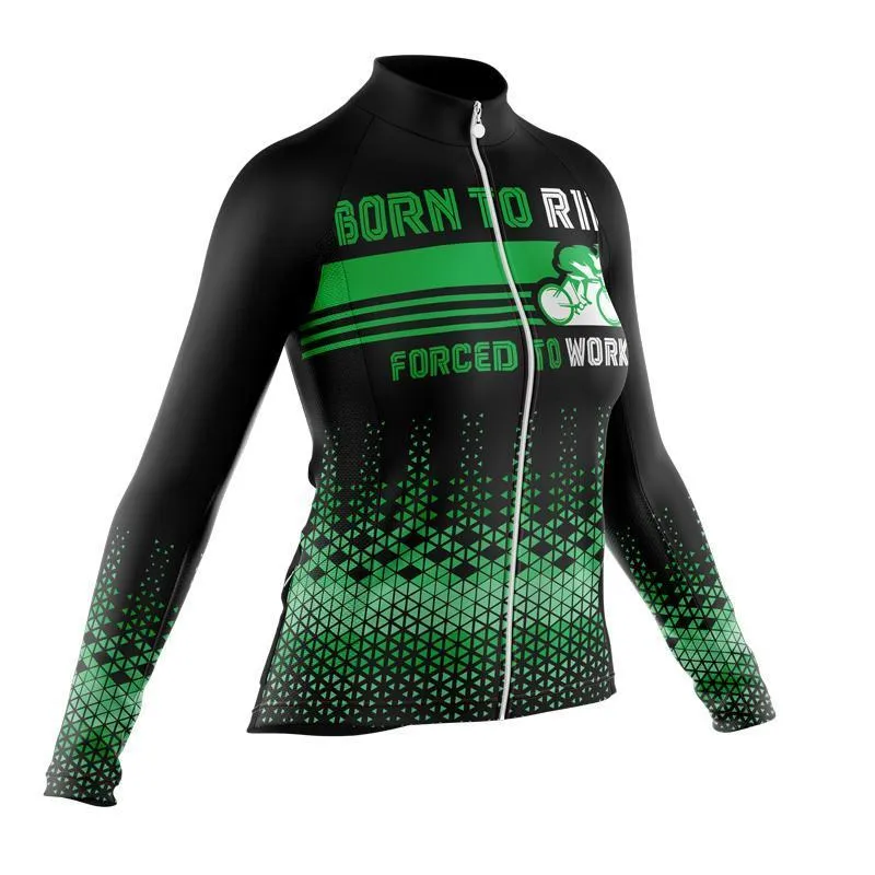 Born to ride, Force to work Thermal Club Jersey (V3)/(V4)