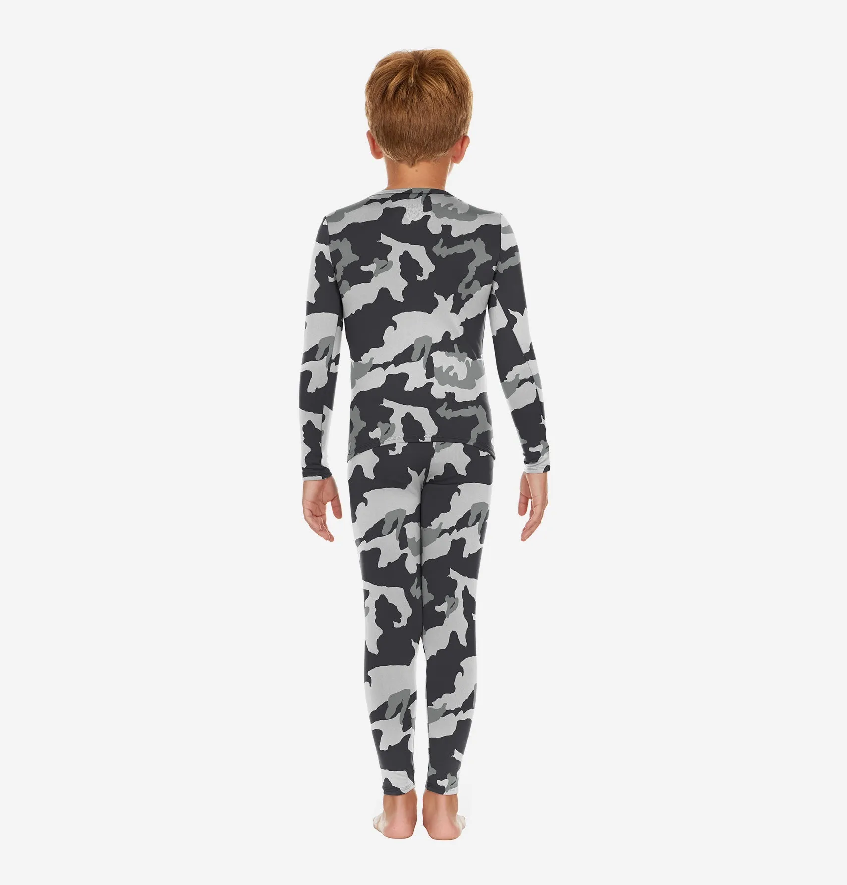 Boy's Print Thermal Set