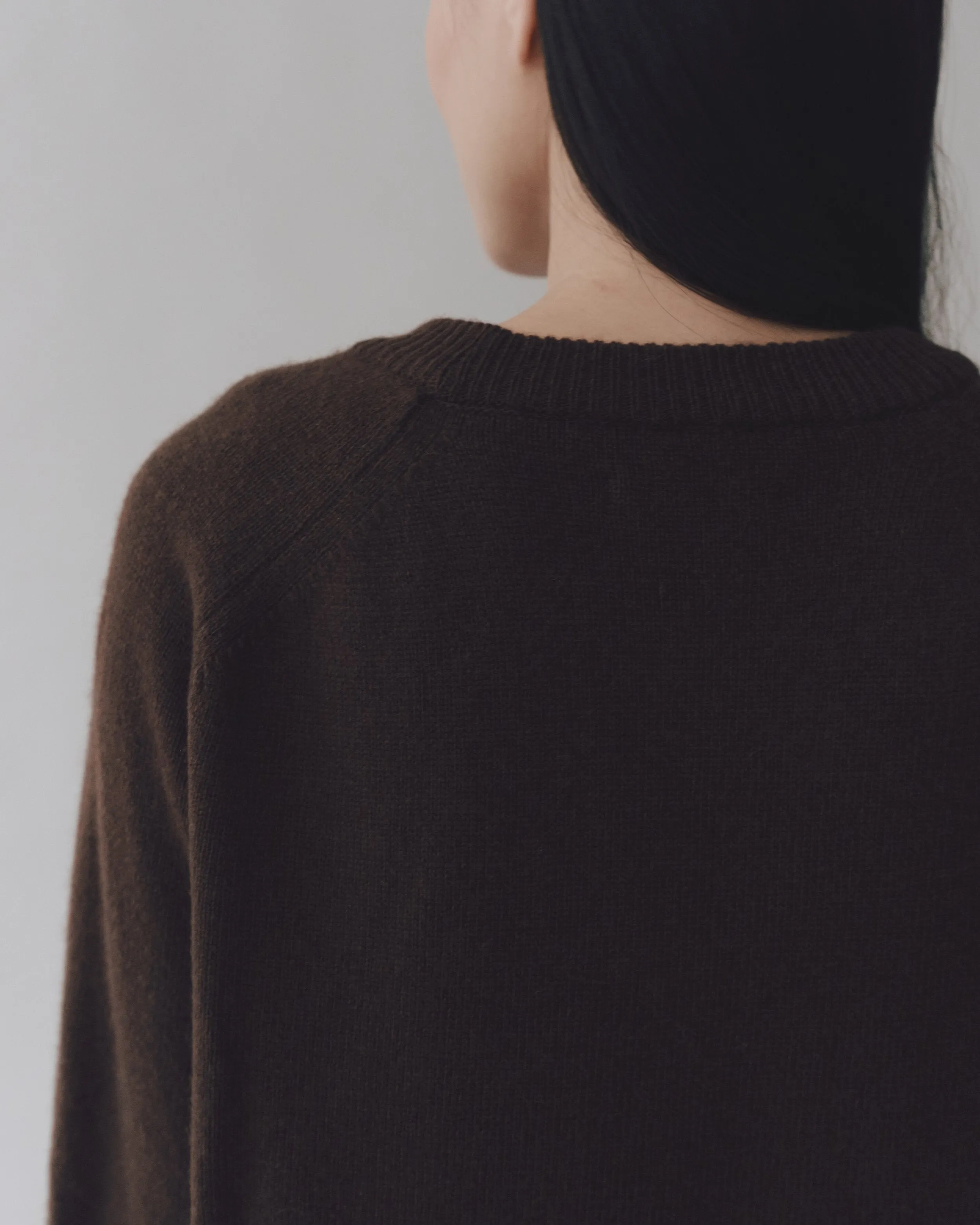 CASHMERE BLEND CREWNECK KNIT