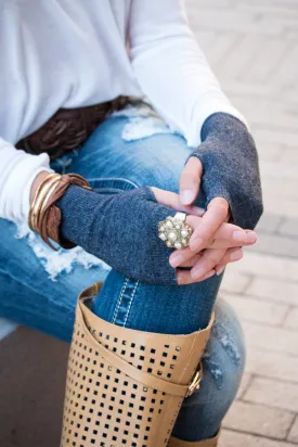 Cashmere Fingerless Gloves