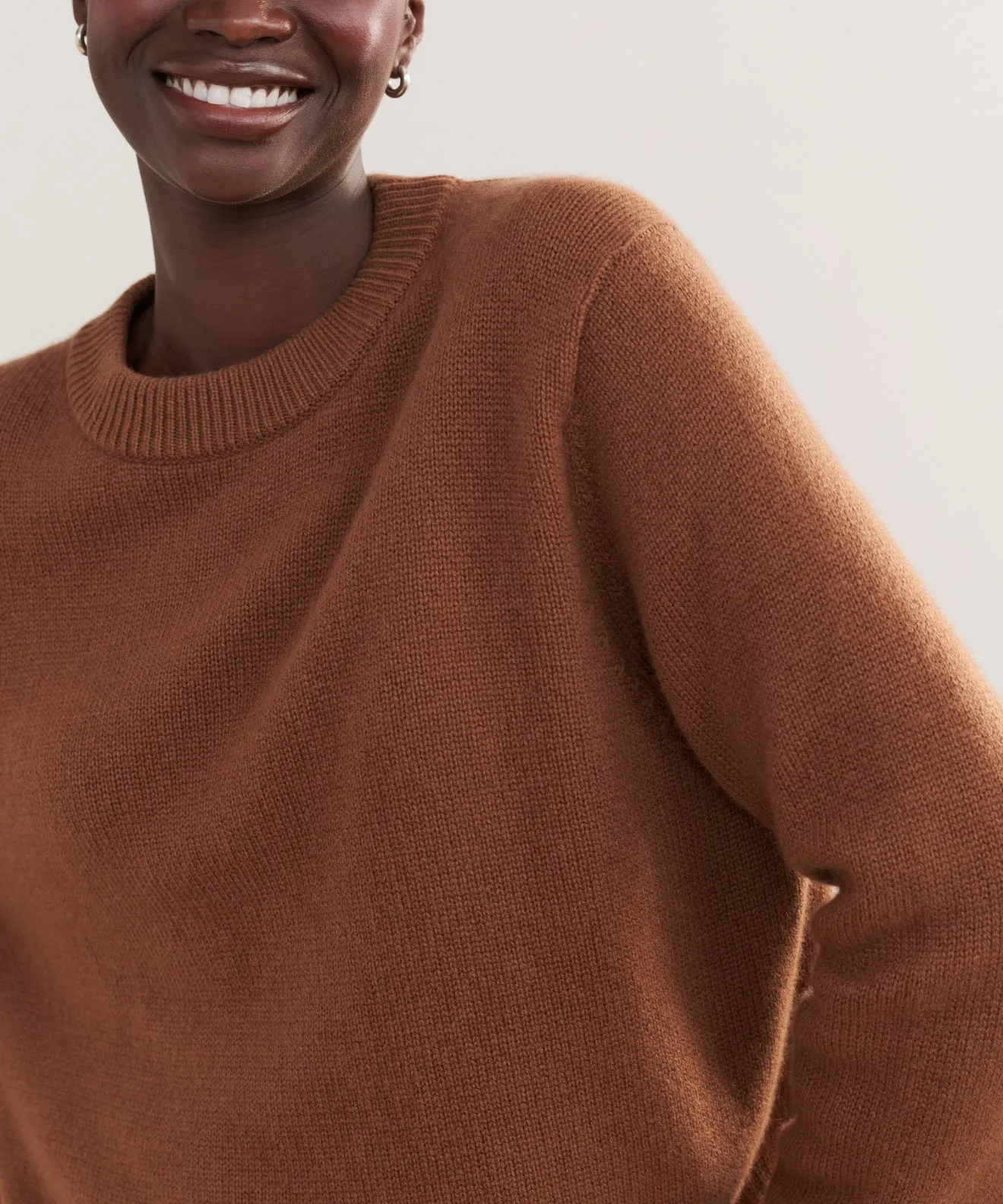 Cashmere Oversized Crewneck