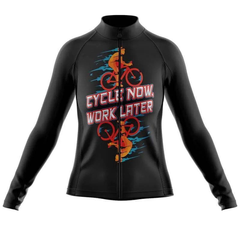 Cycle Now, Work Later Thermal Club Jersey