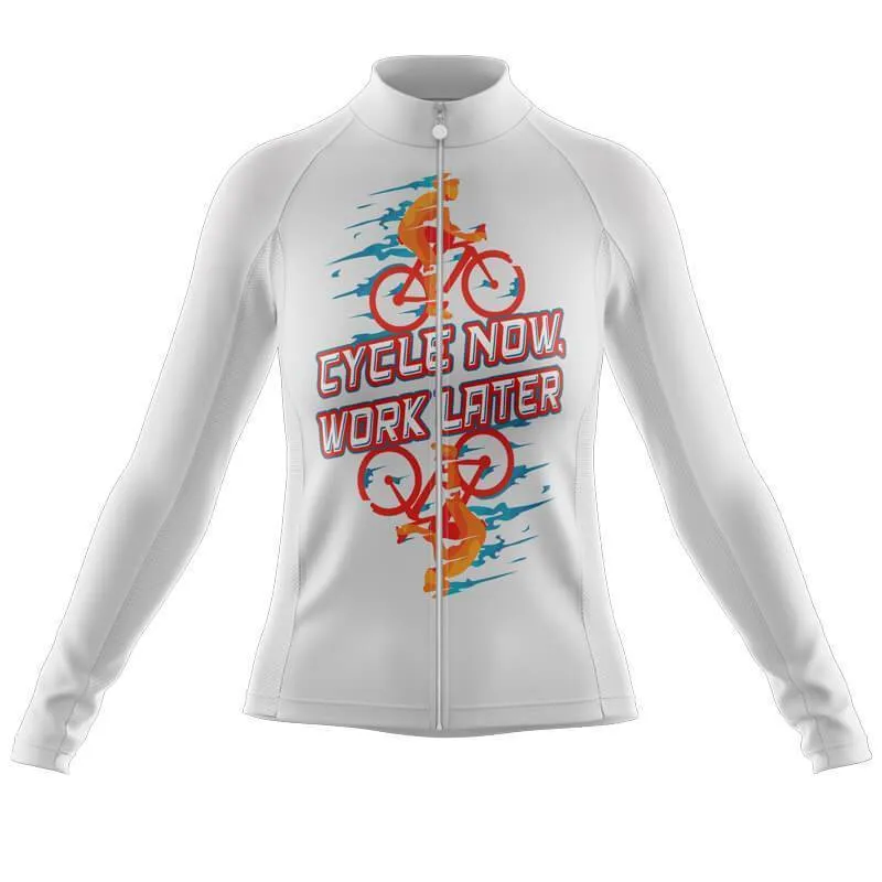 Cycle Now, Work Later Thermal Club Jersey