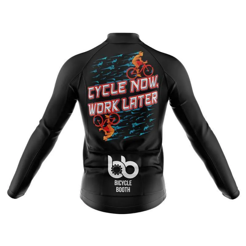 Cycle Now, Work Later Thermal Club Jersey