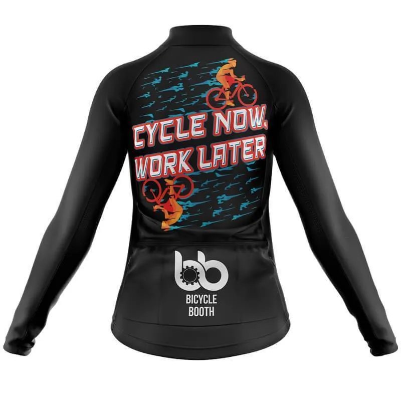 Cycle Now, Work Later Thermal Club Jersey