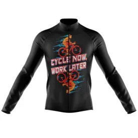 Cycle Now, Work Later Thermal Club Jersey