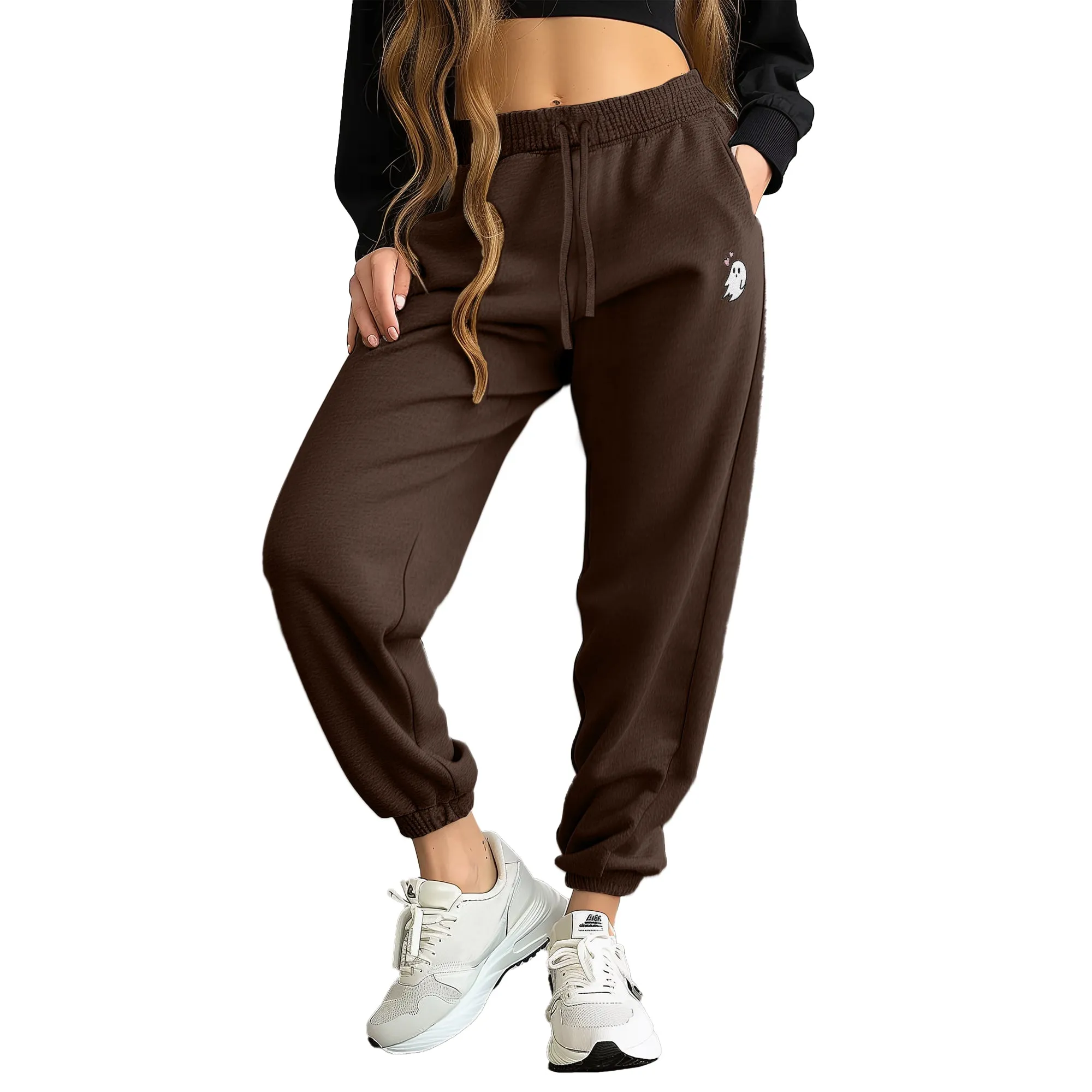 Dalix Heartly Ghost Fleece Sweatpant