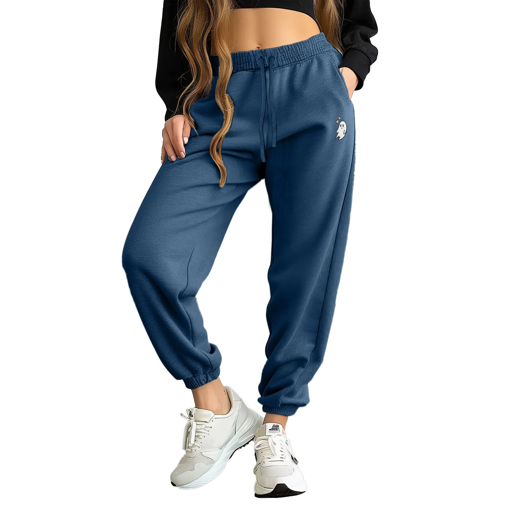 Dalix Heartly Ghost Fleece Sweatpant