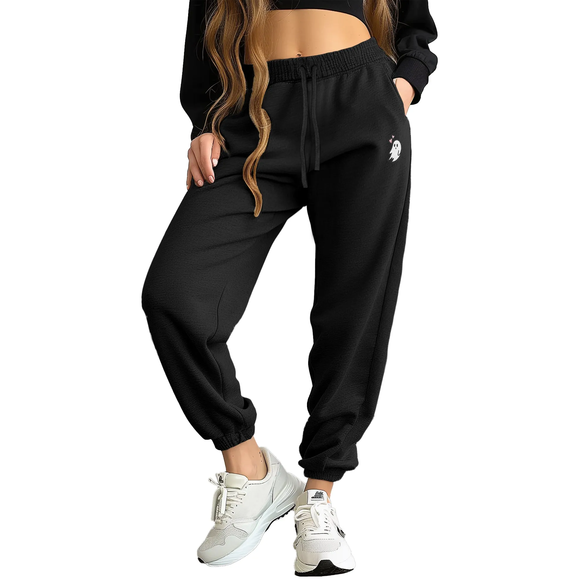 Dalix Heartly Ghost Fleece Sweatpant