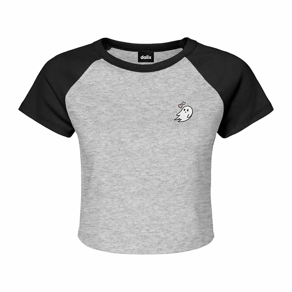 Dalix Heartly Ghost Raglan Tee