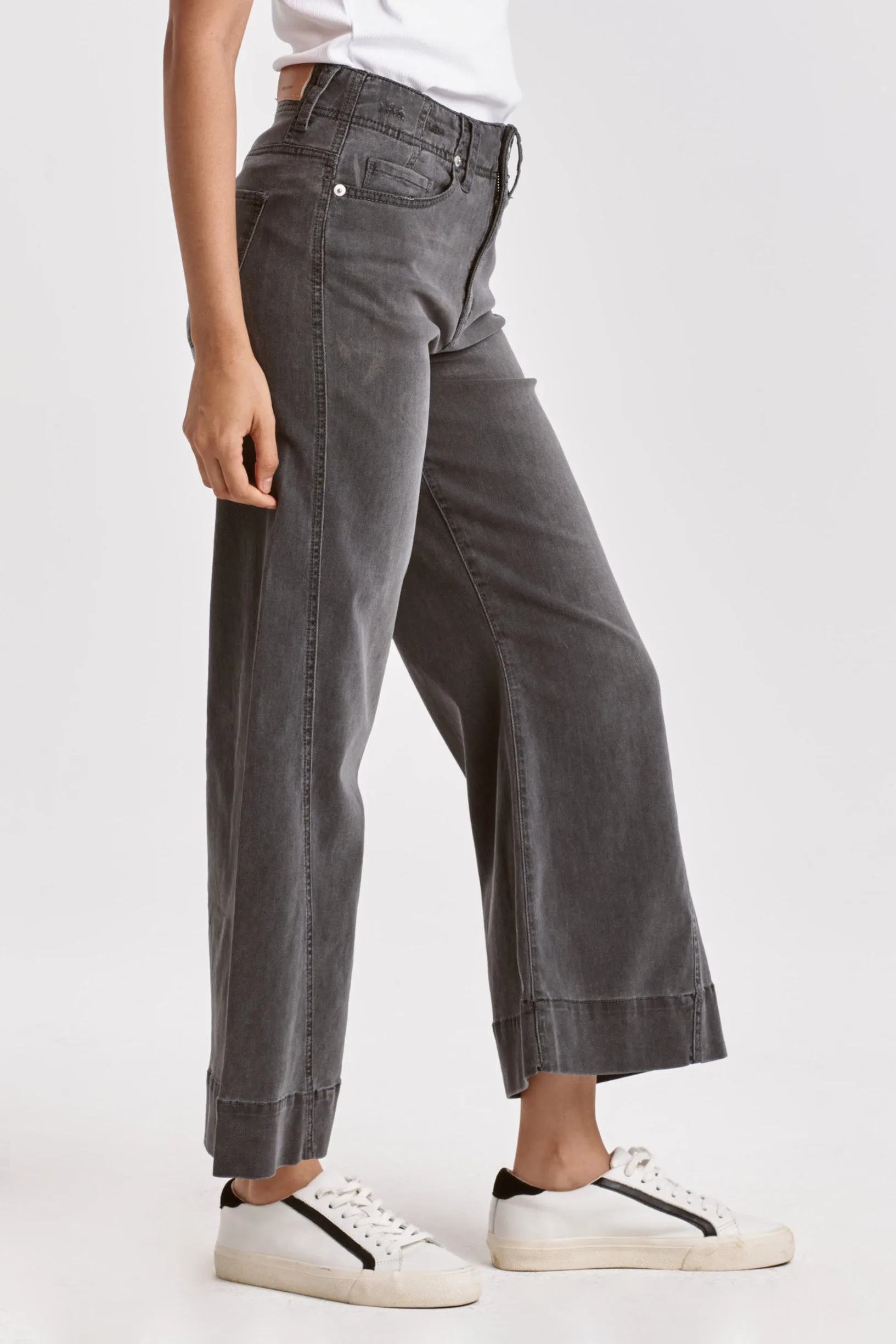 Dear John Fiona Silver Lining Super High Rise Wide Leg Jean