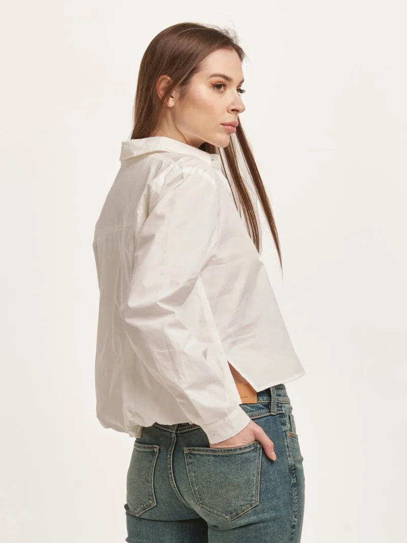 Dear John Maribel Button Down Shirt - White White