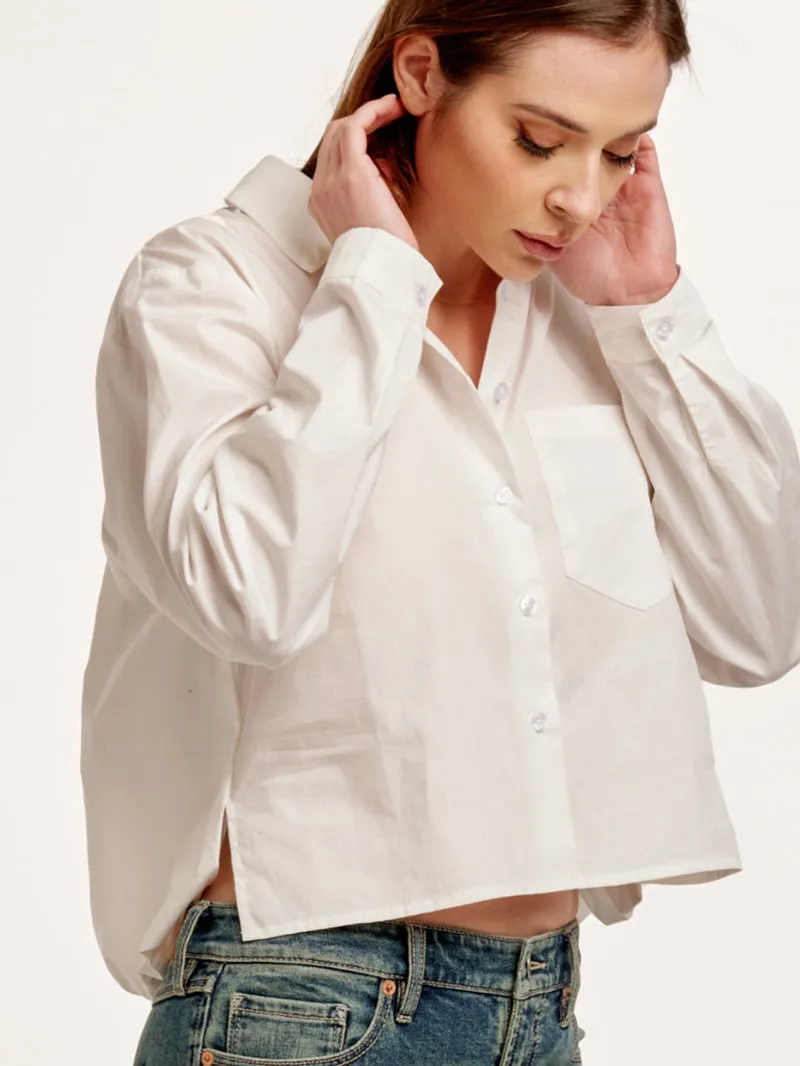 Dear John Maribel Button Down Shirt - White White