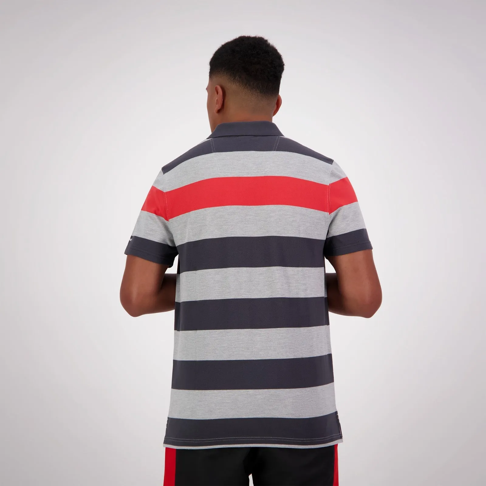 Engineered Stripe Polo - classic marle