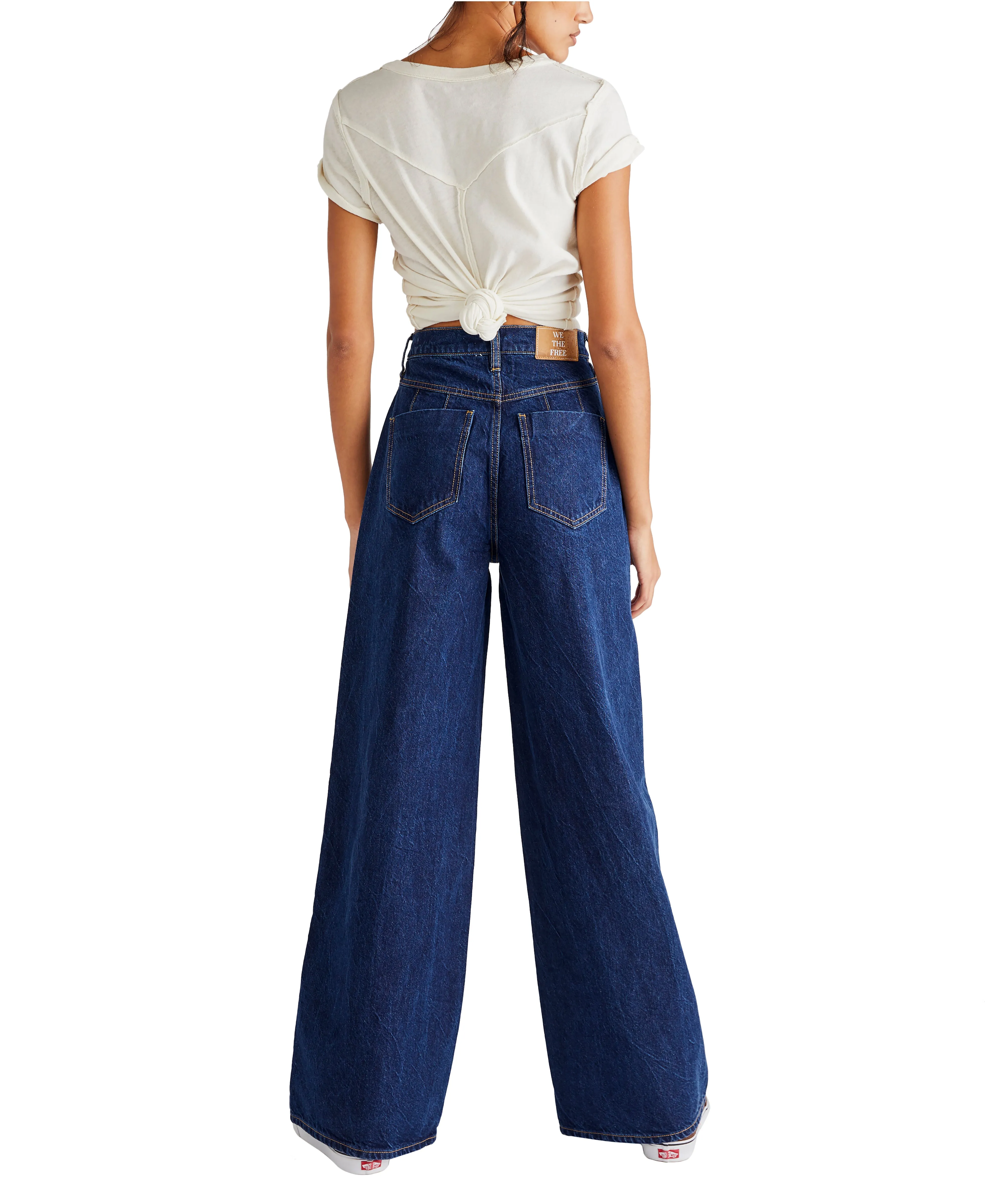 Free People Crvy Gia Wide Leg Jean