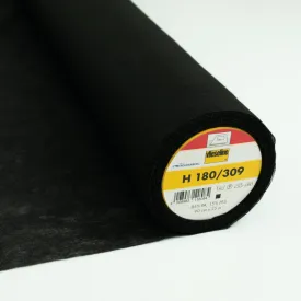 H180 Vilene Fusible Interfacing - Black