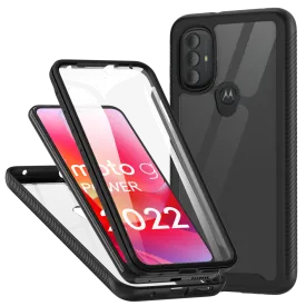 Heavy-Duty Case with Built-in Screen Protector for Moto G Power (2022)