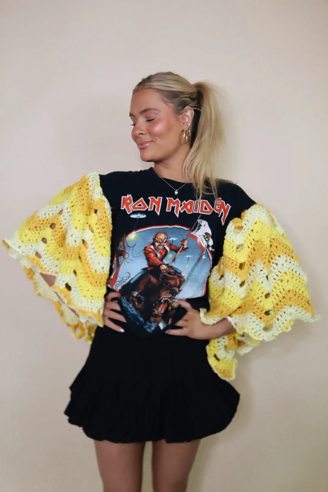 Iron Maiden Crochet Tee (Large)