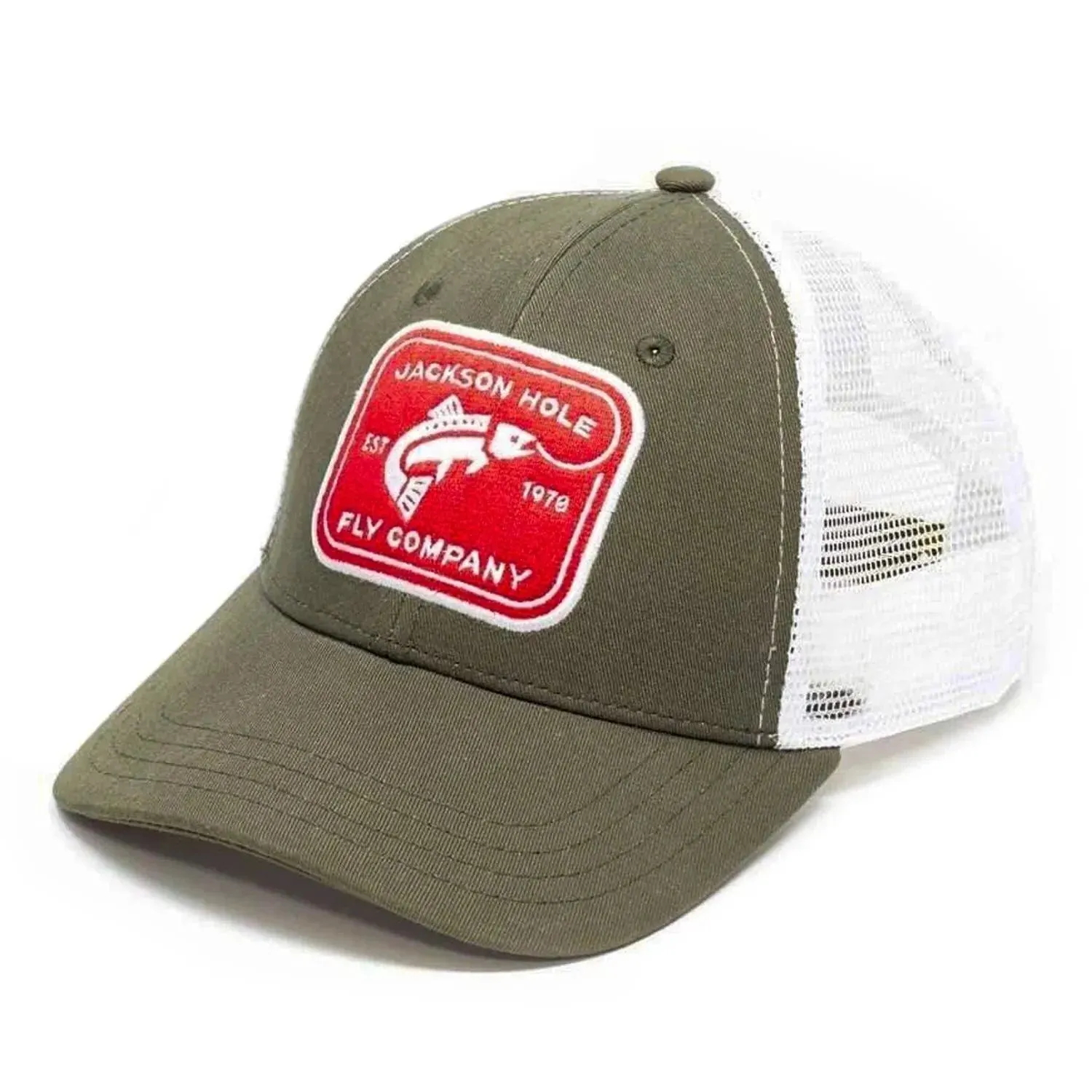 Jackson Hole Fly Company Low Crown Ball Cap - Rectangle Logo