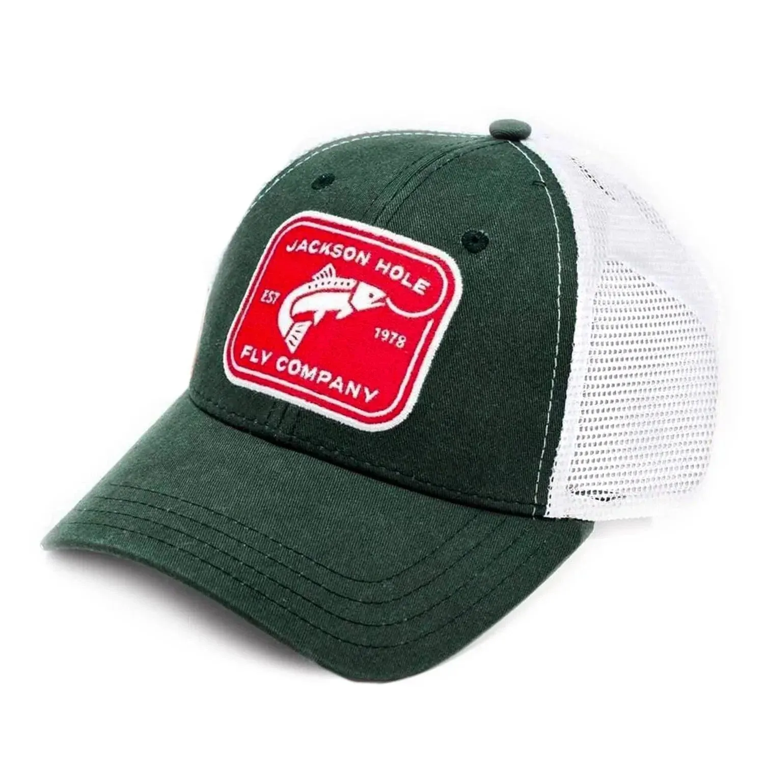 Jackson Hole Fly Company Low Crown Ball Cap - Rectangle Logo