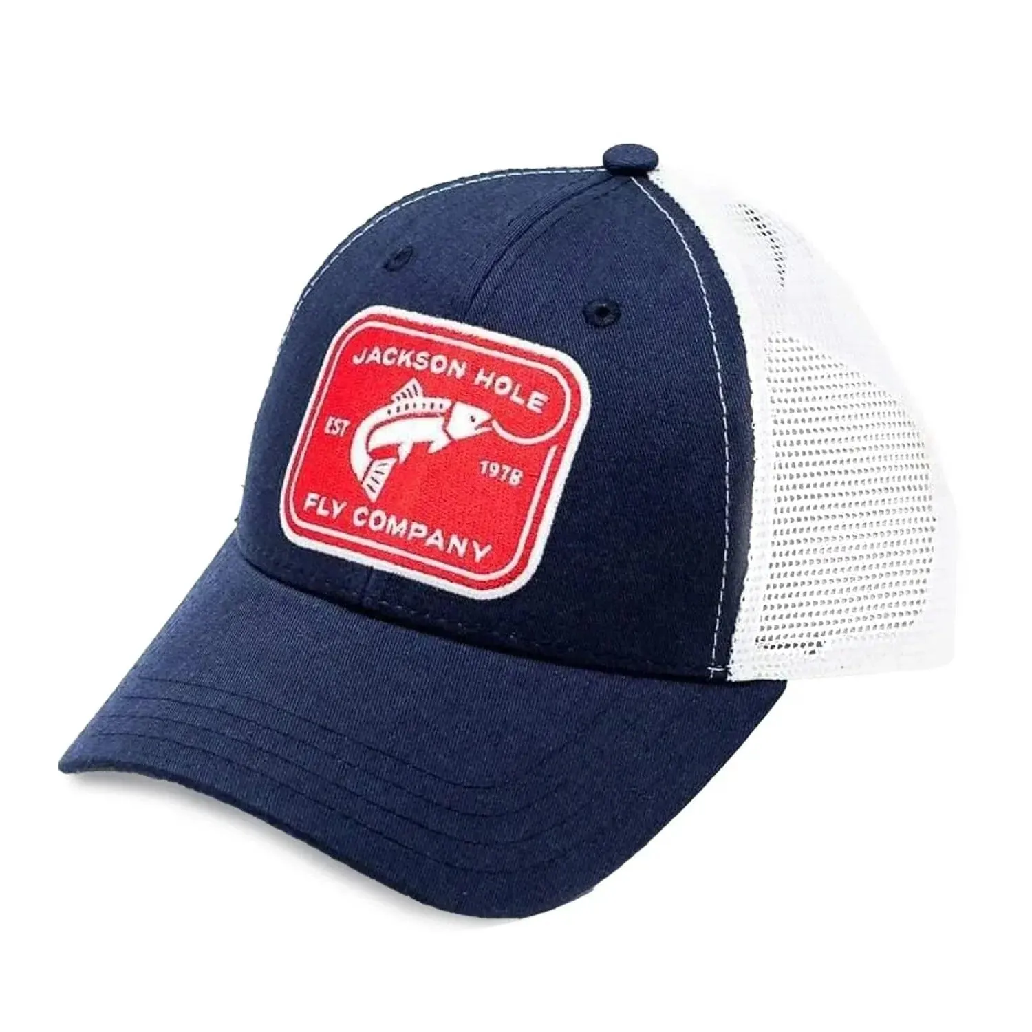 Jackson Hole Fly Company Low Crown Ball Cap - Rectangle Logo