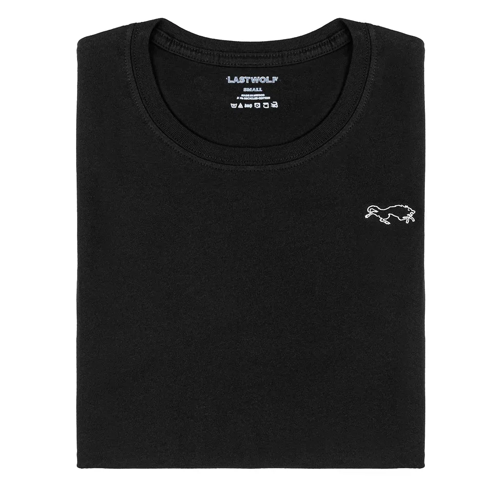 LASTWOLF LOGO T-SHIRT - BLACK