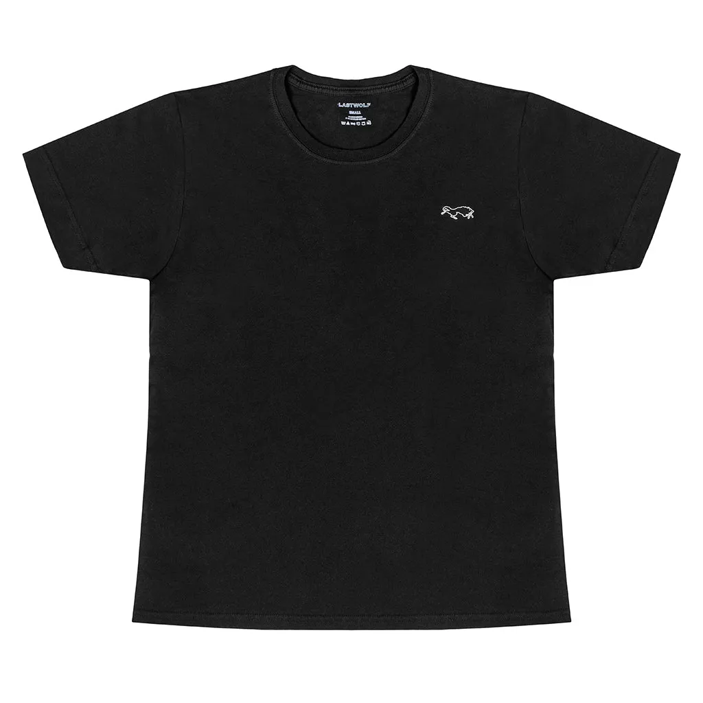 LASTWOLF LOGO T-SHIRT - BLACK