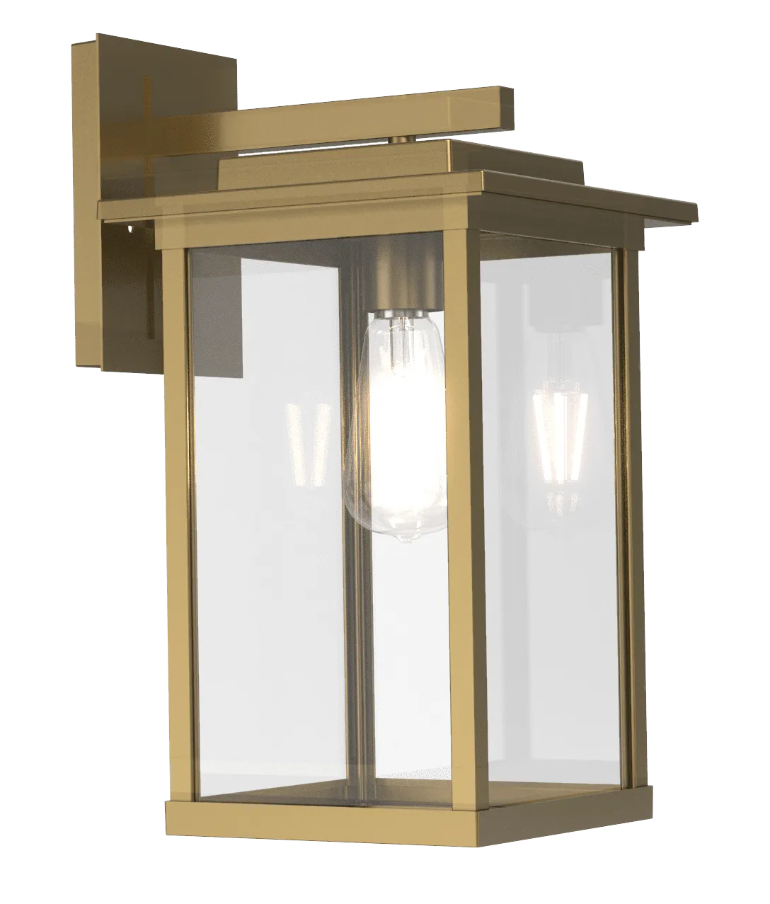 Metal Light Fixture, 75W Filament Bulb Included