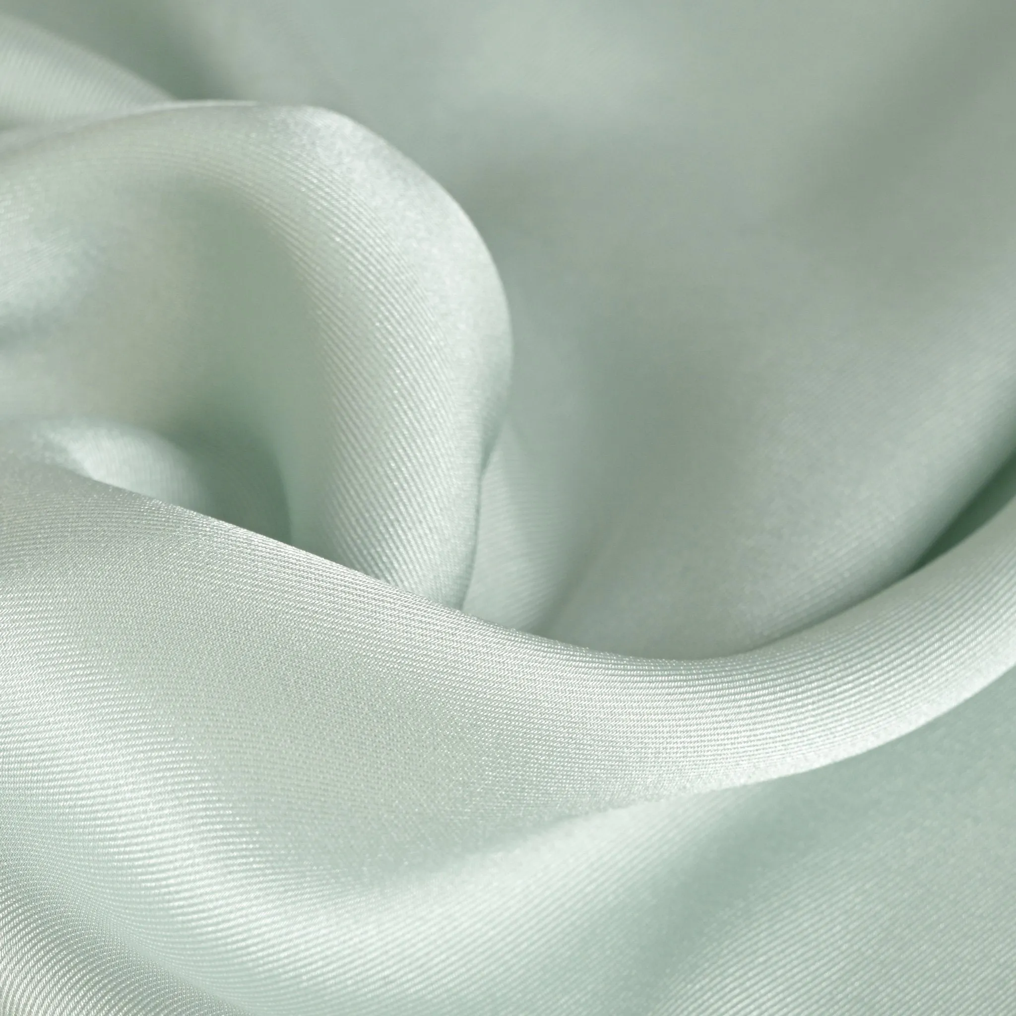 Mint Satin Twill Fabric 4255