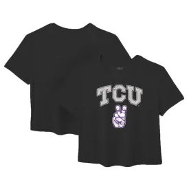 Official NCAA TCU Horned Frogs Womens Ideal Crop T-Shirt