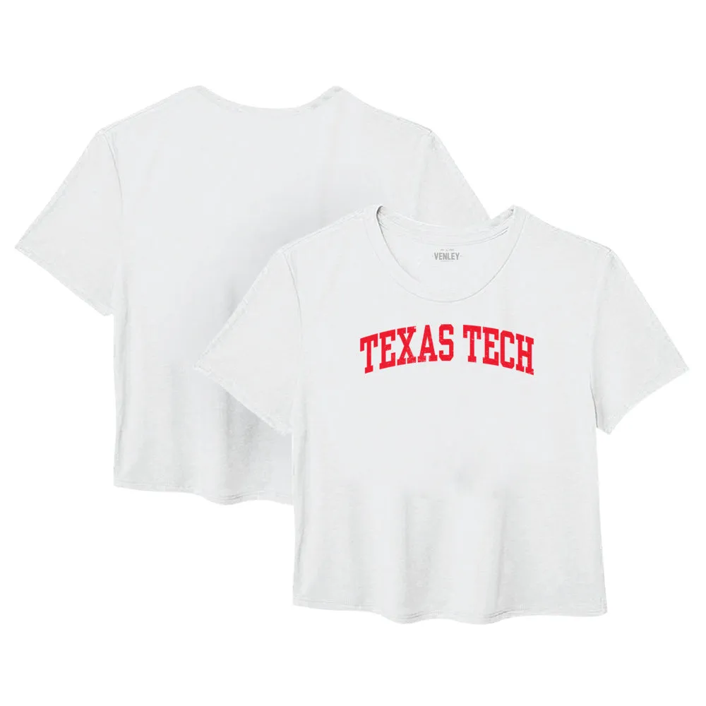 Official NCAA Texas Tech Red Raiders Womens Ideal Crop T-Shirt