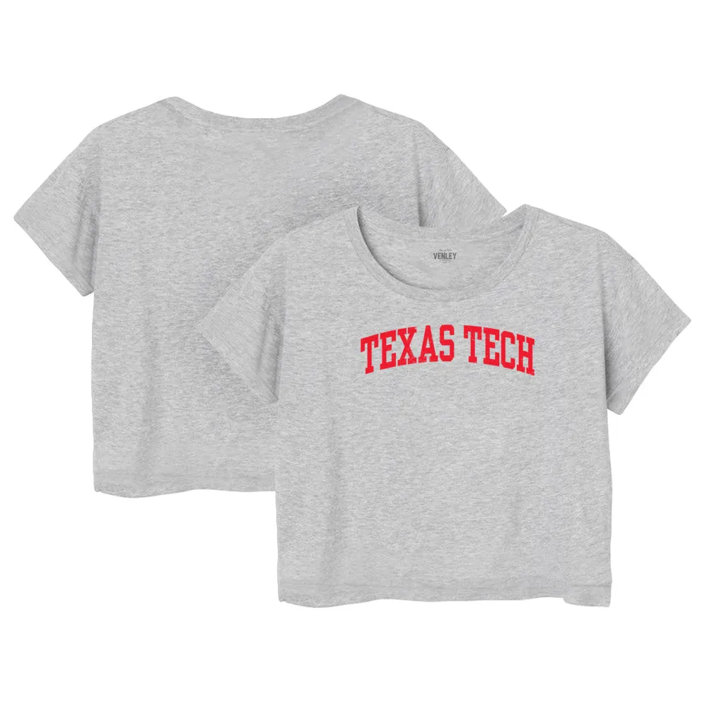 Official NCAA Texas Tech Red Raiders Womens Ideal Crop T-Shirt